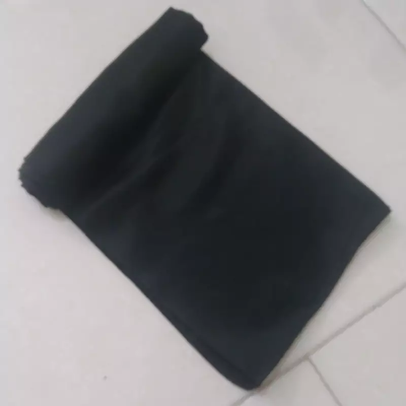 روسری براق ساده مشکی