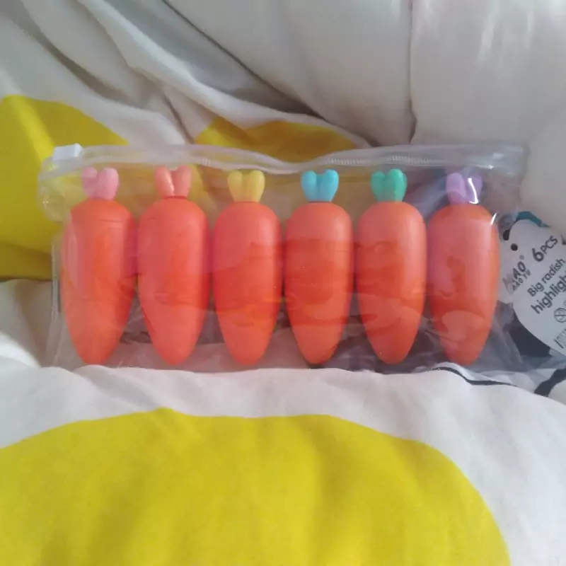 ماژیک هایلایت 6 تایی طرح هویج